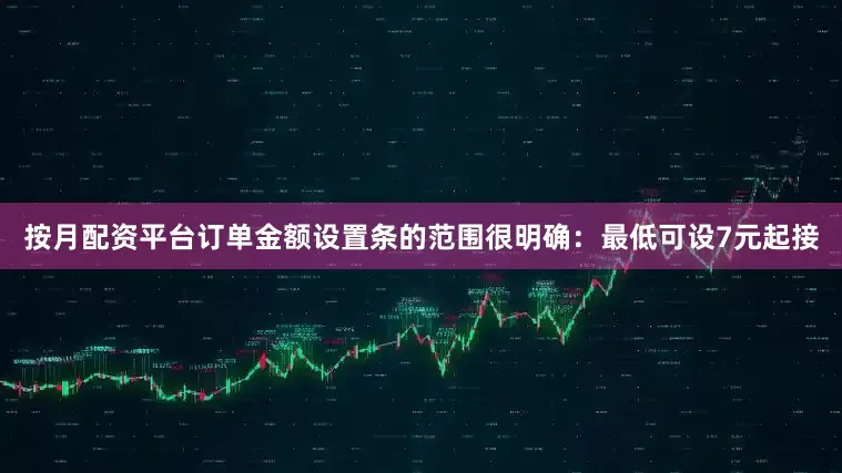 按月配资平台订单金额设置条的范围很明确：最低可设7元起接